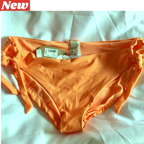 Prana Other - ☀️🆕 prAna Ribbed orange Daravy bikini bottoms size XL